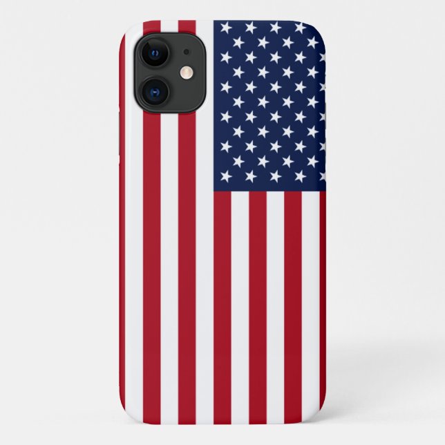 Amerikanische Flagge Case-Mate iPhone Hülle (Rückseite)