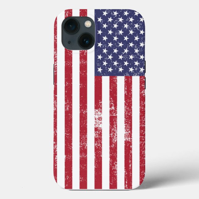 Amerikanische Flagge Case-Mate iPhone Hülle (Rückseite)