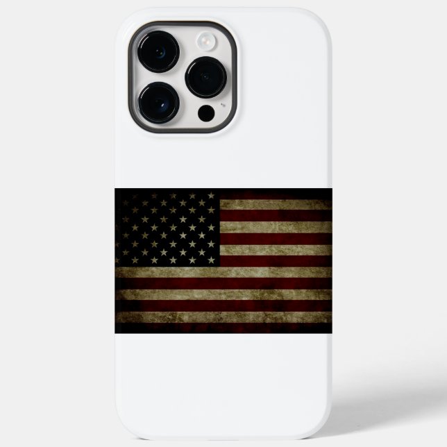 Amerikanische Flagge Case-Mate iPhone Hülle (Rückseite)