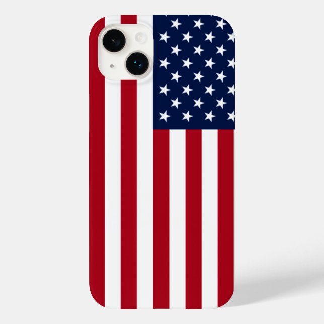 Amerikanische Flagge Case-Mate iPhone Hülle (Rückseite)