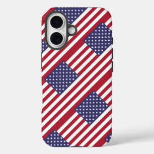 Amerikanische Flagge iPhone 16 Hülle