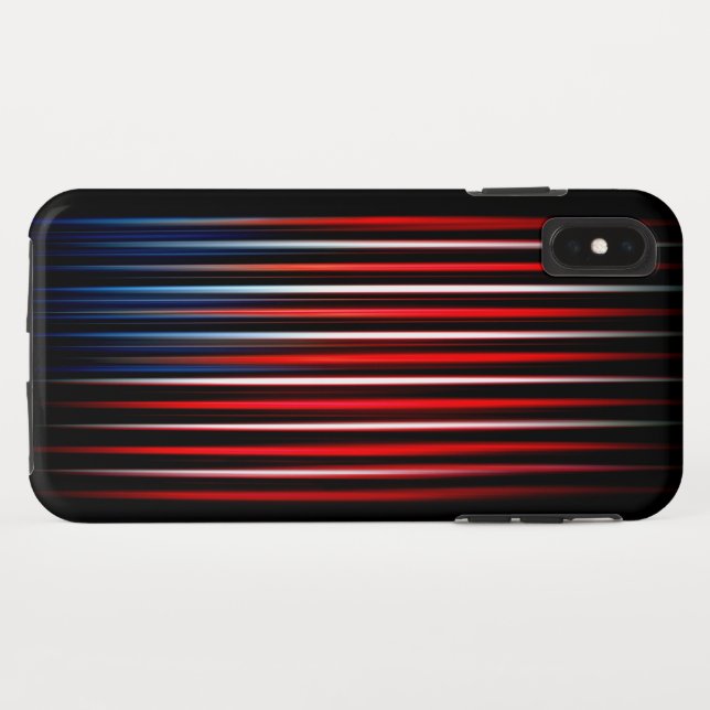 Amerikanische Flagge Case-Mate iPhone Hülle (Rückseite (Horizontal))
