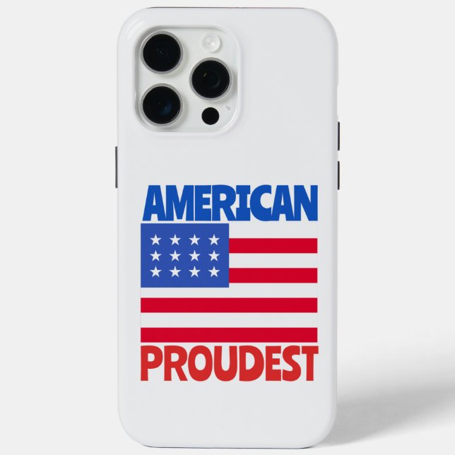 Amerikanische Flagge Case-Mate iPhone Hülle (Rückseite)
