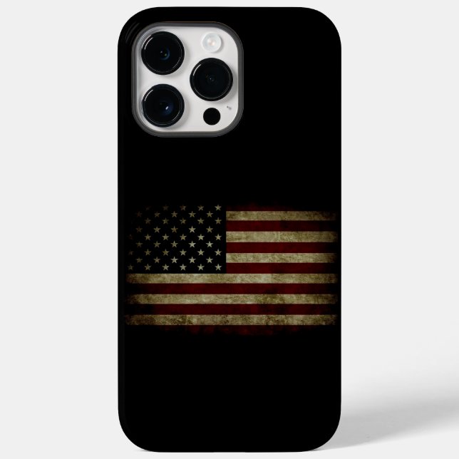 Amerikanische Flagge Case-Mate iPhone Hülle (Rückseite)