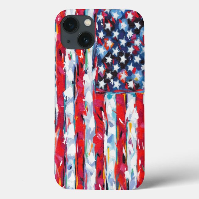 Amerikanische Flagge Case-Mate iPhone Hülle (Rückseite)