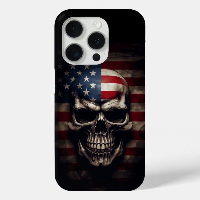 Amerikanische Flagge Case-Mate iPhone Hülle (Rückseite)
