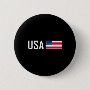 Amerikanische Flagge Cool Patriotische Männer Frau Button