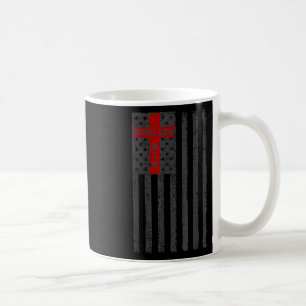 Amerikanische Flagge Cross Papst Leo Xiv - katholi Kaffeetasse