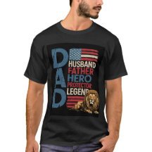 Amerikanische Flagge Dad Löwe Patriotisch