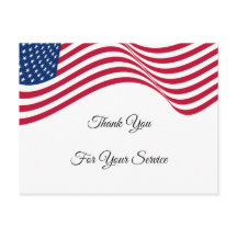 Amerikanische Flagge Danke für Ihren Dienst