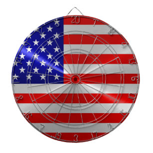 Amerikanische Flagge Dartscheibe
