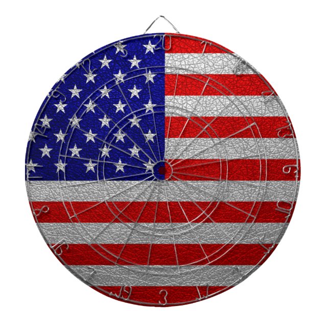 Amerikanische Flagge Dartscheibe (vorne)