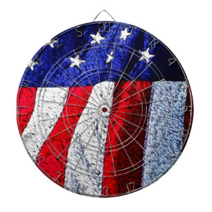 Amerikanische Flagge Dartscheibe