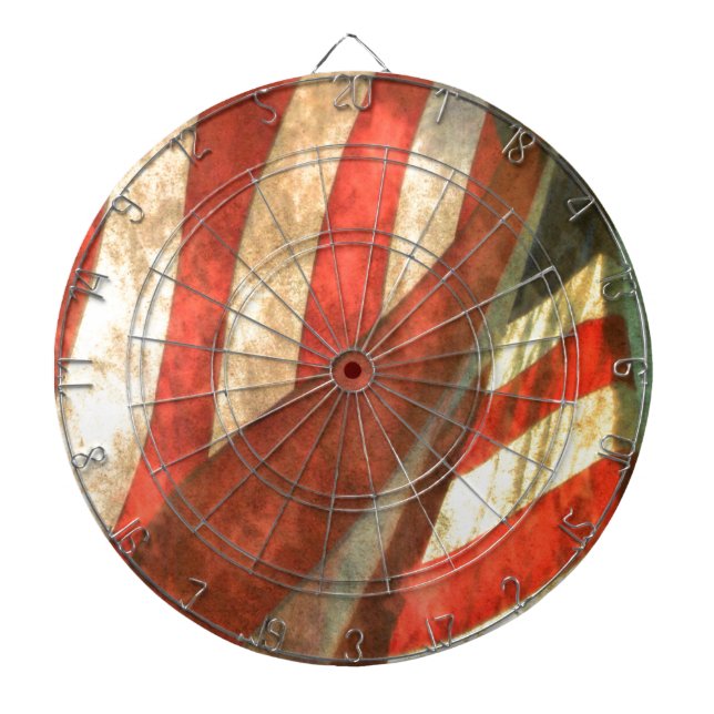 Amerikanische Flagge Dartscheibe (vorne)