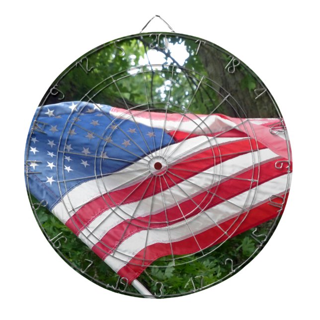 Amerikanische Flagge Dartscheibe (vorne)