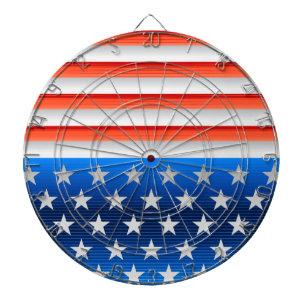 Amerikanische Flagge Dartscheibe
