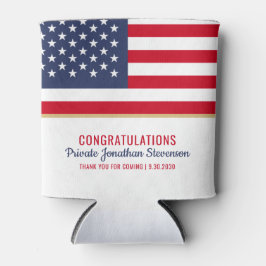 Amerikanische Flagge der Patriotischen Armee des m Dosenkühler