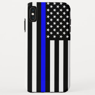 Amerikanische Flagge der Thin Blue Line Case-Mate iPhone Hülle