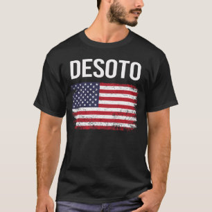 Amerikanische Flagge DeSoto T-Shirt