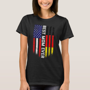Amerikanische Flagge - Deutschland - Beste Mama je T-Shirt