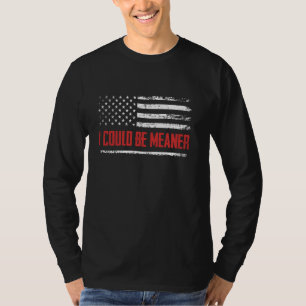 Amerikanische Flagge, die ich Gemein machen könnte T-Shirt