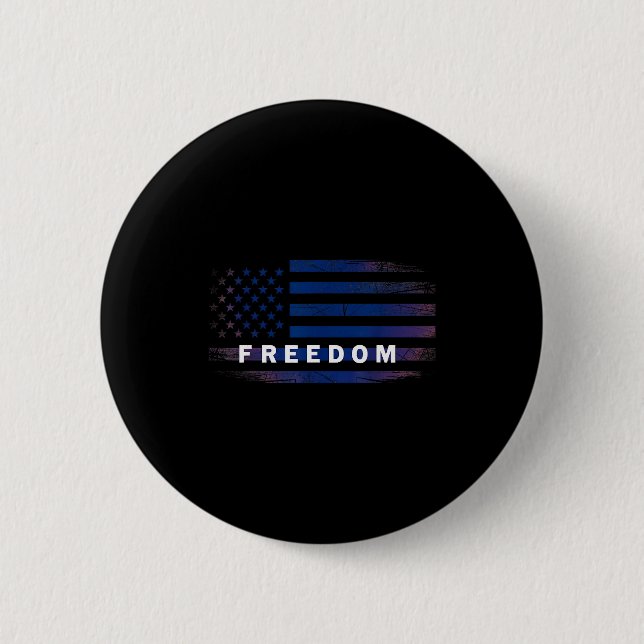 Amerikanische Flagge Dom Button (Vorderseite)