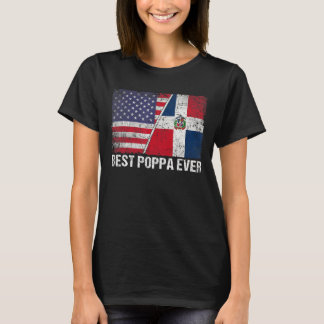 Amerikanische Flagge Dominikanische Republik Beste T-Shirt