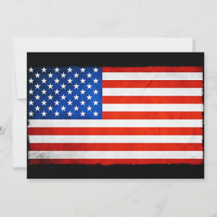 Amerikanische Flagge Einladung