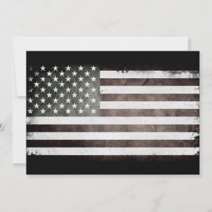 Amerikanische Flagge Einladung