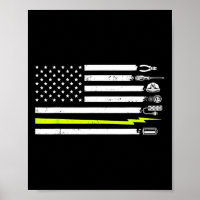 Amerikanische Flagge Elektriker Werkzeuge für Elek