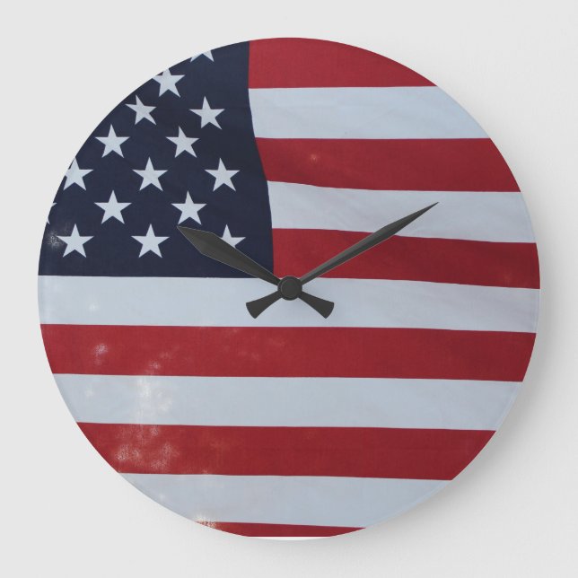 Amerikanische Flagge entwarf Uhr (Vorderseite)