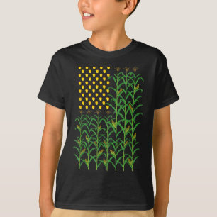 Amerikanische Flagge Ernte Bauern Bauernhof Landwi T-Shirt