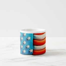 Amerikanische Flagge Espressotasse