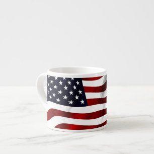 Amerikanische Flagge Espressotasse
