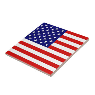 Amerikanische Flagge Fliese