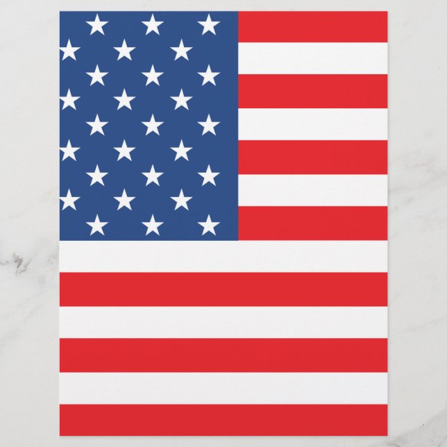 Amerikanische Flagge Flyer (Vorne)