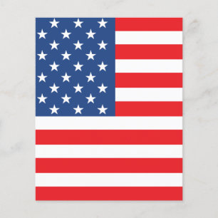 Amerikanische Flagge Flyer