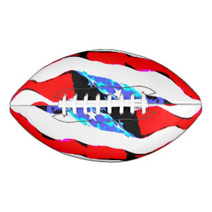 Amerikanische Flagge Football