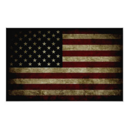 Amerikanische Flagge Fotodruck