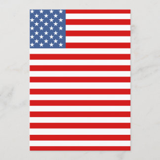 Amerikanische Flagge für amerikanische Unabhängigk Einladung