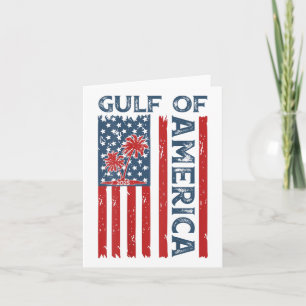 Amerikanische Flagge für den Golf von Amerika nach Karte