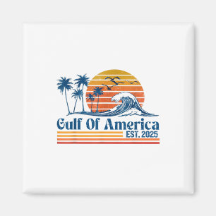 Amerikanische Flagge für den Retro-Golf von Amerik Magnet