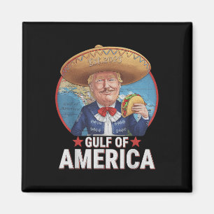 Amerikanische Flagge für den Retro-Golf von Amerik Magnet