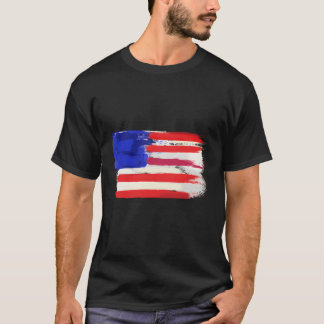 Amerikanische Flagge für die ganze Familie am 4. J T-Shirt