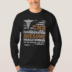 Amerikanische Flagge für RN Nurse Life und Cna Lif T-Shirt