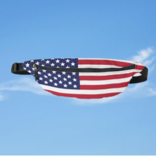 Amerikanische Flagge – Ganz bedruckter Fanny Pack Bauchtasche