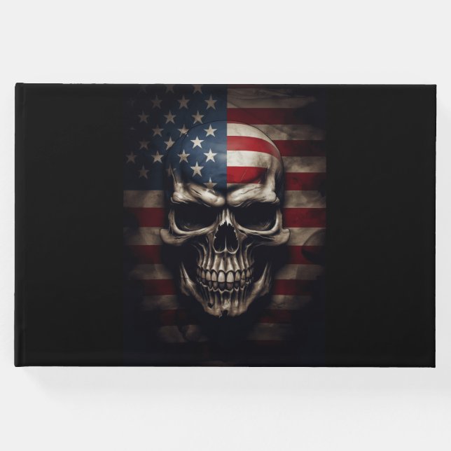 Amerikanische Flagge Gästebuch (Vorderseite)