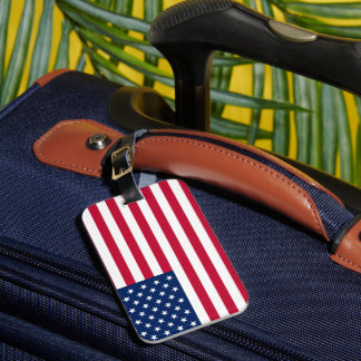 Amerikanische Flagge  Gepäckanhänger