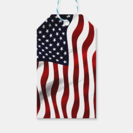 Amerikanische Flagge Geschenkanhänger