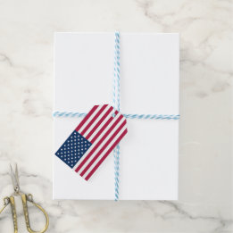 Amerikanische Flagge Geschenkanhänger